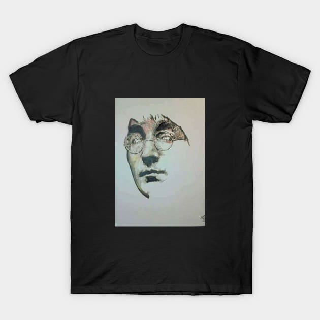 John Lennon T-Shirt by Mike Nesloney Art